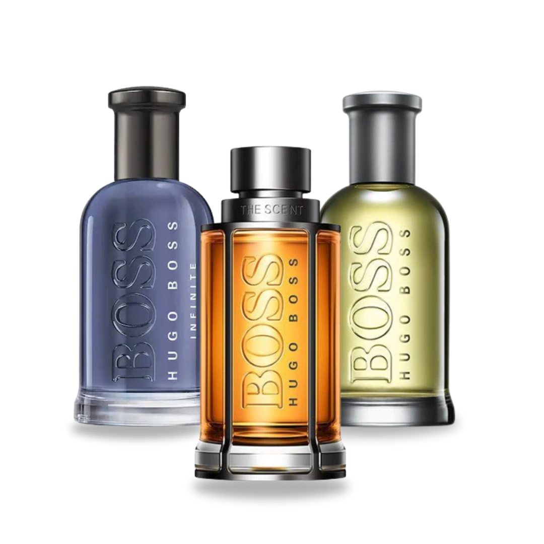 3 Perfume Set: BOSS BOTTLED, BOSS THE SCENT y BOSS BOTTLED INFINITE 100ml