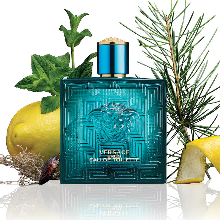 Versace Eros Eau de Toilette with Mint & Tonka Bean – 50 ml