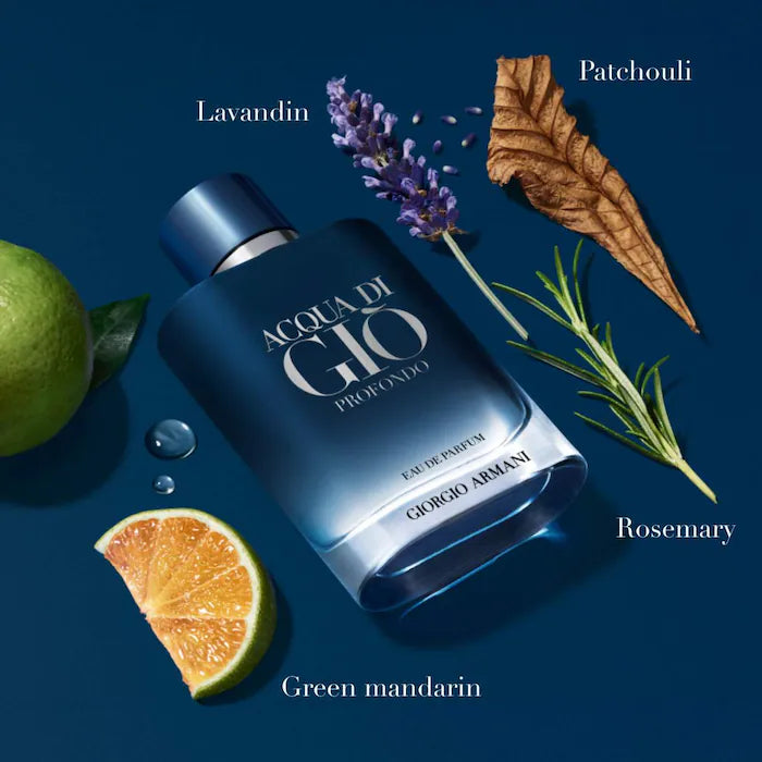 Giorgio Armani Acqua di Giò Profondo Eau de Parfum with Marine Notes & Patchouli – 50 ml